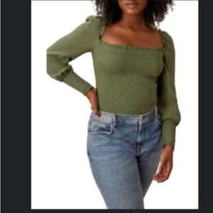 Reformation Pinto Smock Top